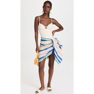 Kerri Rosenthal Nomad Blanket Stripe Sarong, OS, NWT